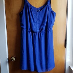 NWOT Blue Gap Dress with Embroidery